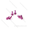 m3x8mm مخصص ملون 7075 زر الألومنيوم المسمار